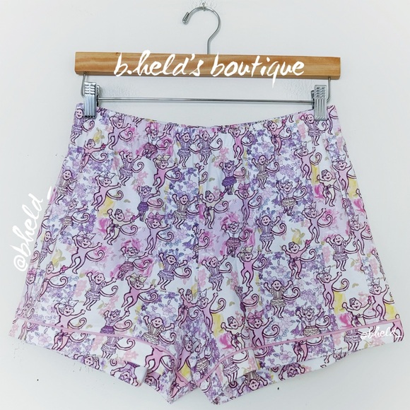 Roller Rabbit x LoveShackFancy Preppy Patchwork Polo Pajamas in Lilac Blush Sz S - Picture 11 of 14